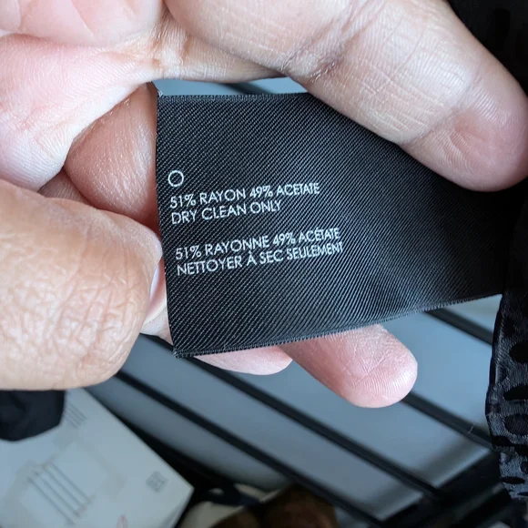 Club Monaco Black Ruffled Boxy Blouse - Picture 8 of 9